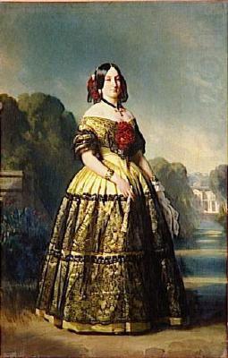 Franz Xaver Winterhalter Portrait of Luisa Fernanda of Spain Duchess of Montpensier oil painting picture